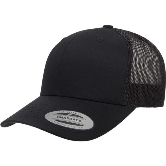 Mens trucker cap fitted baseball hat flex fit breathable athletic snapback - Picture 1 of 7